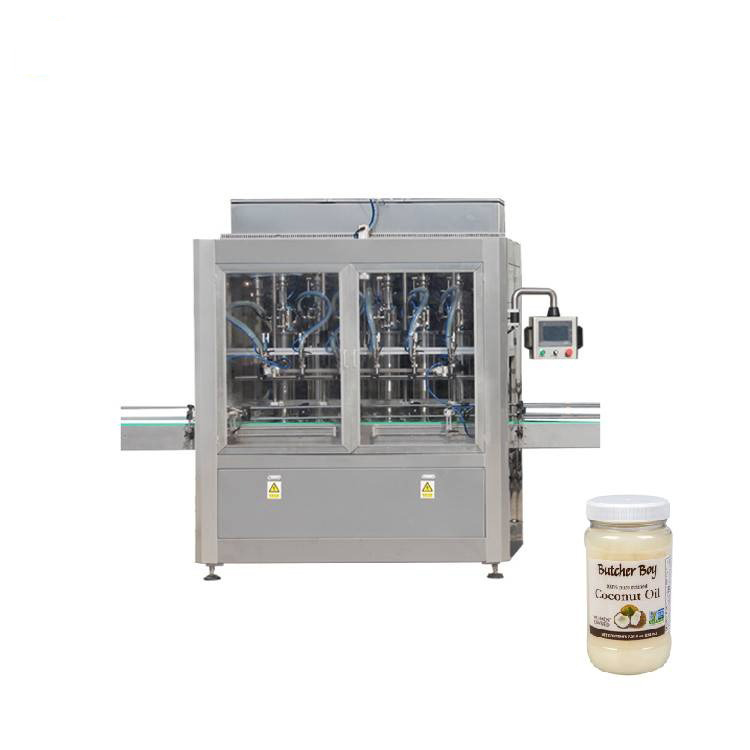 PLC contrôle 8 buses en verre pot de confiture machine de remplissage